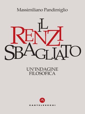 cover image of Il Renzi Sbagliato